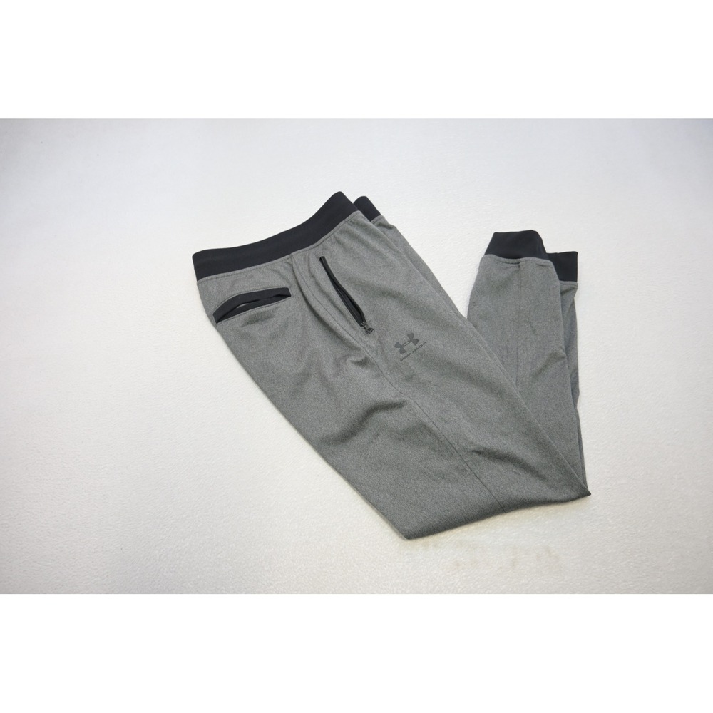 Under Armour Jogger Sweat Pants Tapered Mens Medium Gray Loose Fit Athletic